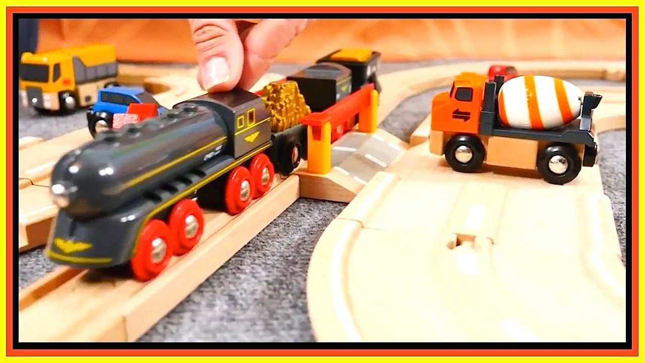 Toys Demo - BRIO Cars & Trains - BARRIER RULES! Toy Railway Trains & Trucks Videos for Kids rootF IMG 674d24607eef2